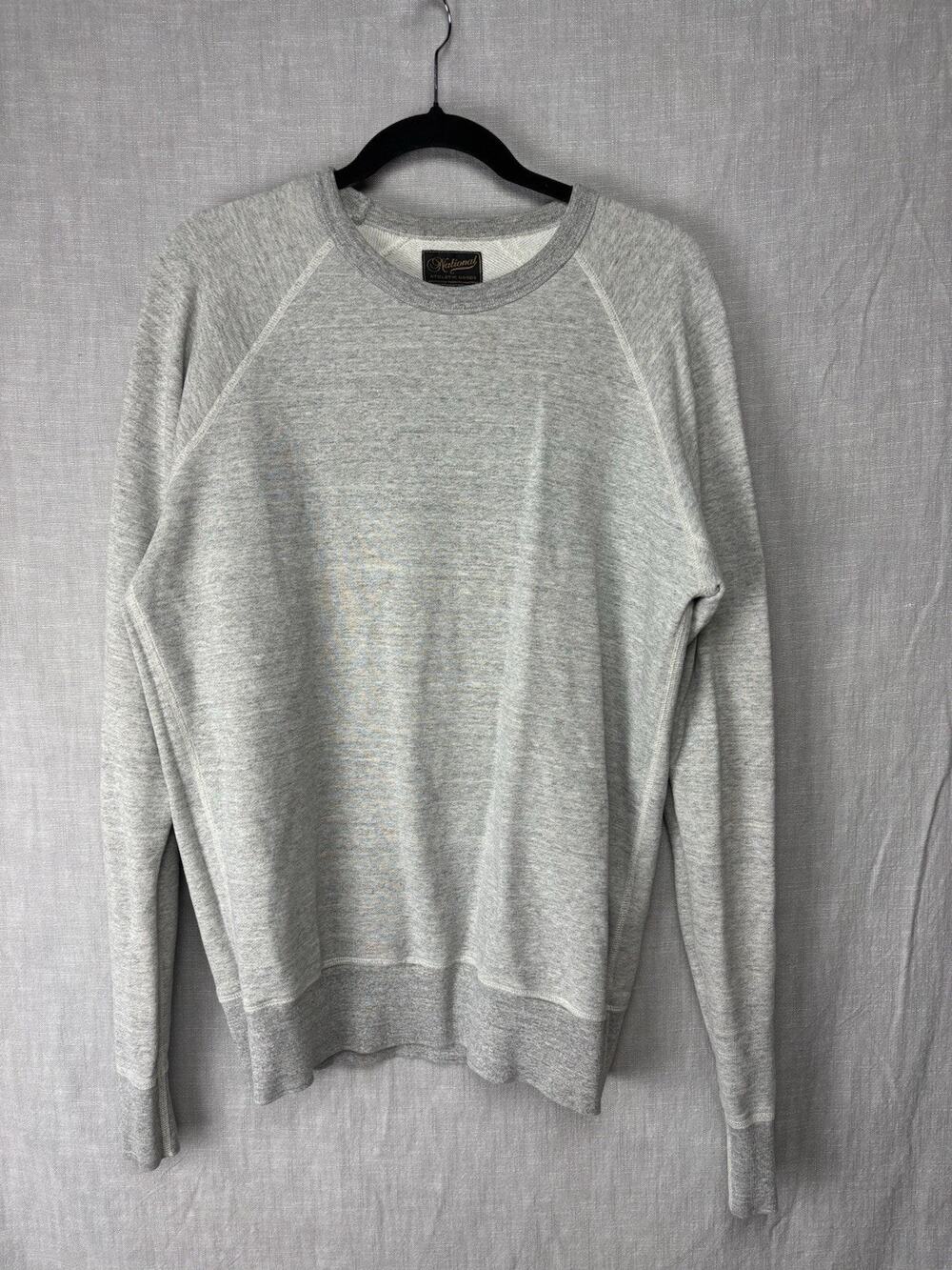 National Athletic Goods Raglan Warm Up Grey Sweatshirt 38